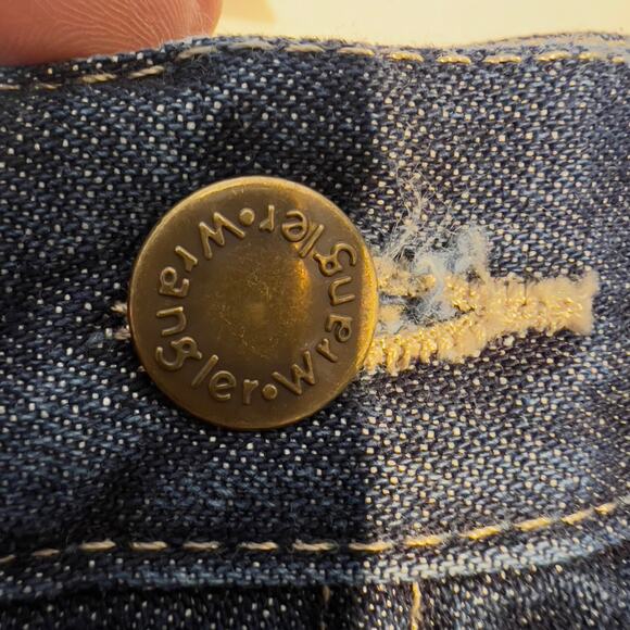 Wrangler Fleece Lined Carpenter Jean Vintage W42 x L32 Heavy Duty Warm Dark Wash - Picture 5 of 16